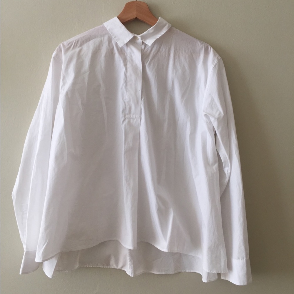 Uniqlo half button up top